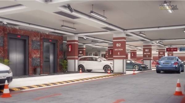 Car Parking amenities of Victory Gold