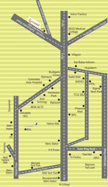 Images for Location Plan of Ambika Anjanadri Layout