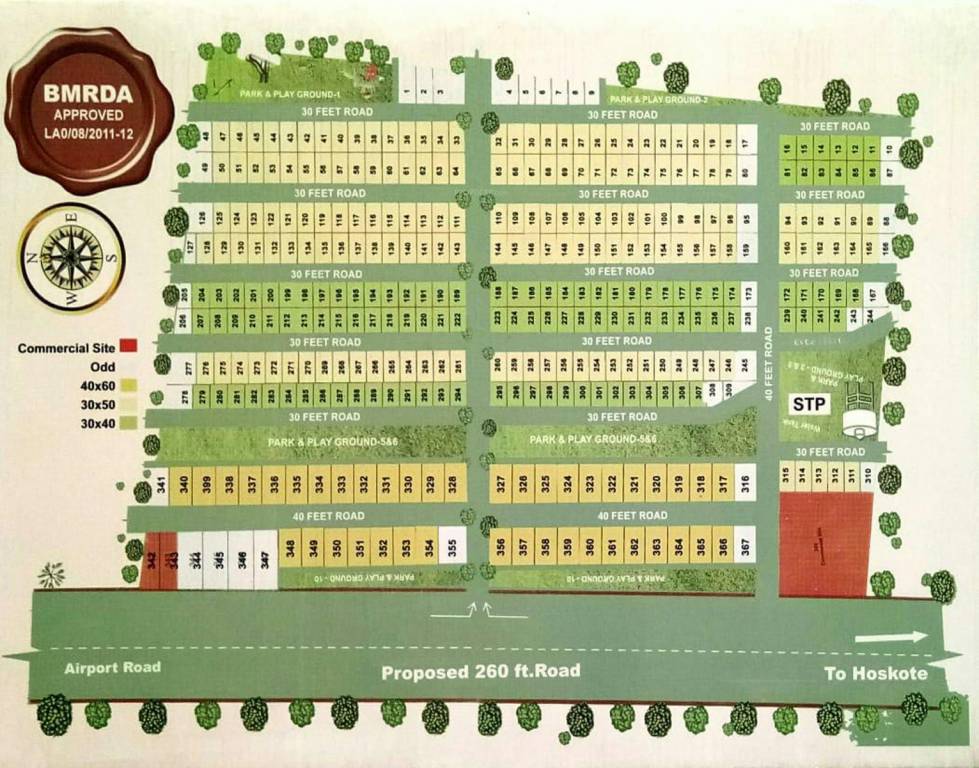 Images for Master Plan of Ambika Anjanadri Layout