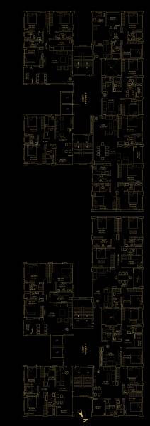  gateway Tower 4 And 5 Cluster Plan for Typical Floor