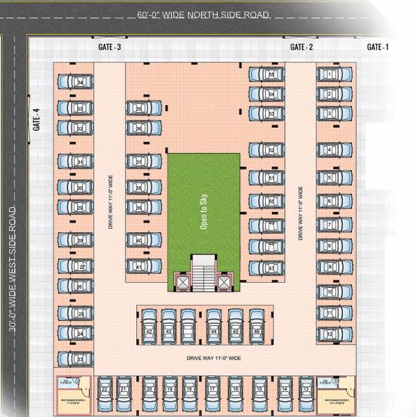 Images for Cluster Plan of Abhi Constructions Pragathi Square
