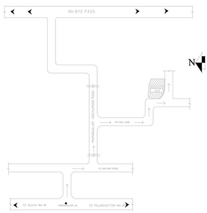  pearl white Images for Location Plan of Kalpaka Pearl White