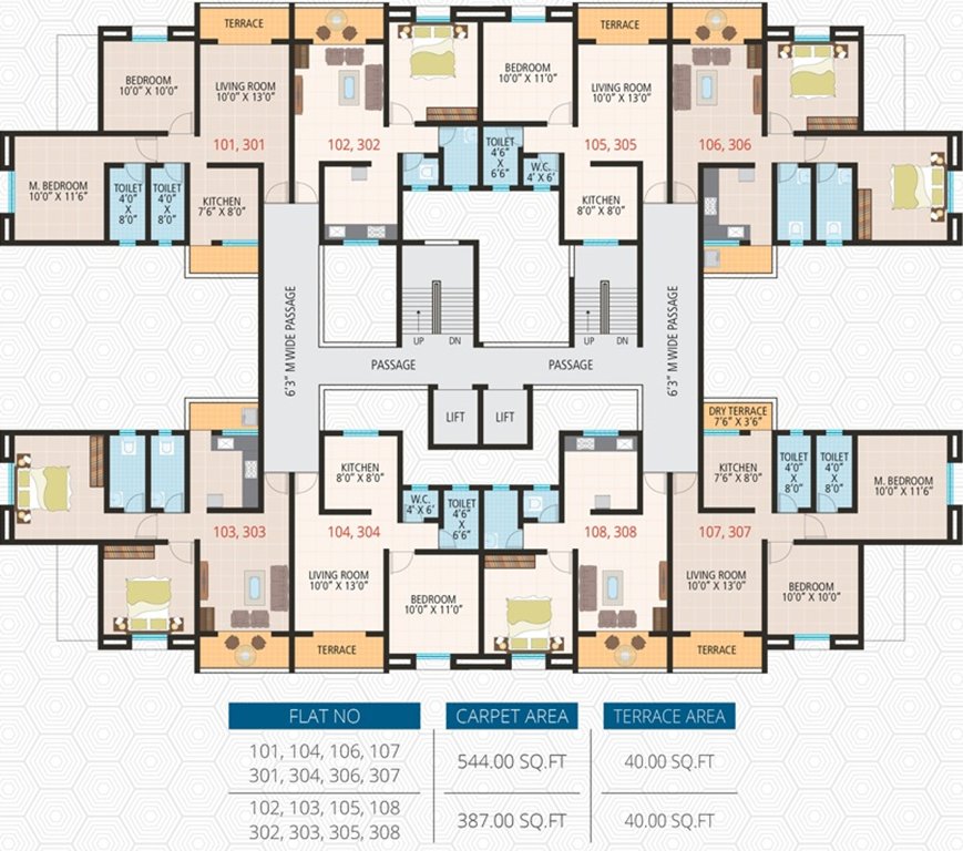 Images for Cluster Plan of Akash Pune Sunrise City