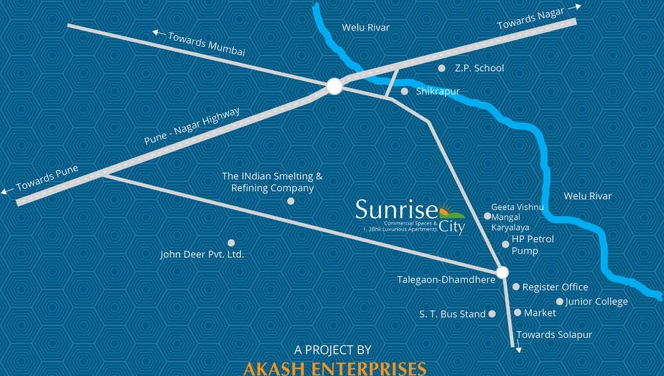 Images for Location Plan of Akash Pune Sunrise City