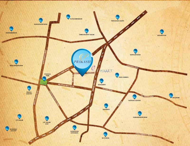  prakash Images for Location Plan of Voora Prakash