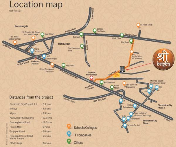 Images for Location Plan of Narmada Developers Sri Heights