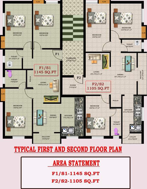 Images for Cluster Plan of Raghav Majestic Flats