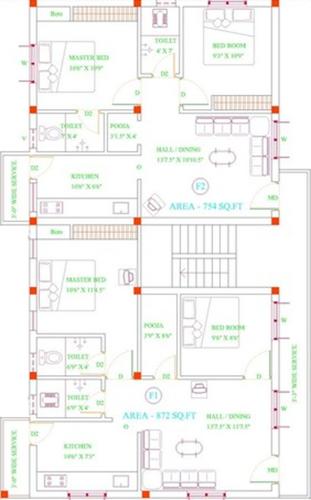 Images for Cluster Plan of Ganga Chennai Bhagyalakshmi