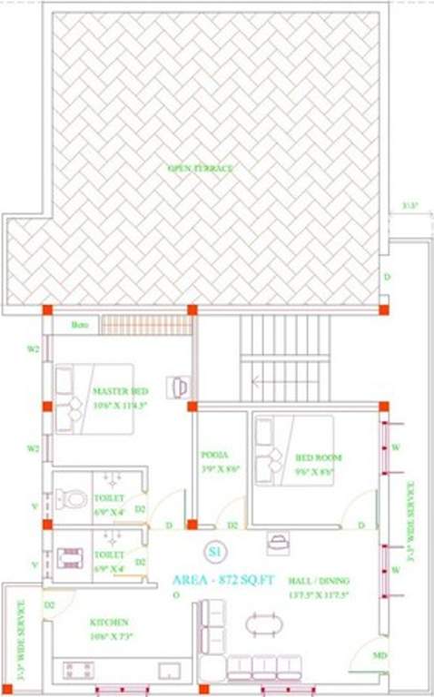 Images for Cluster Plan of Ganga Chennai Bhagyalakshmi