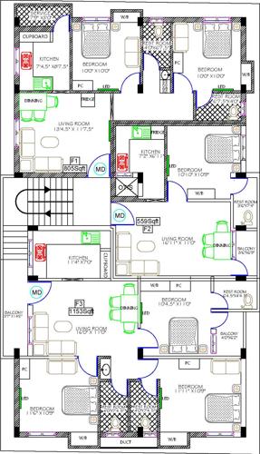 Images for Cluster Plan of Tirupatiyar Tirumal Flats