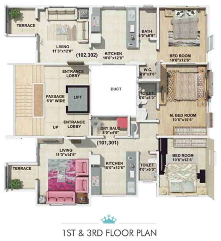 Images for Cluster Plan of Saakshi Tiara
