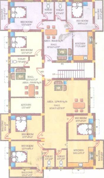Images for Cluster Plan of Tirupatiyar Royal Flats