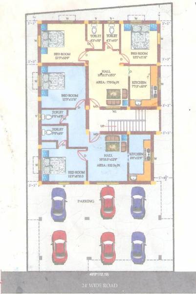 Images for Cluster Plan of Tirupatiyar Royal Flats