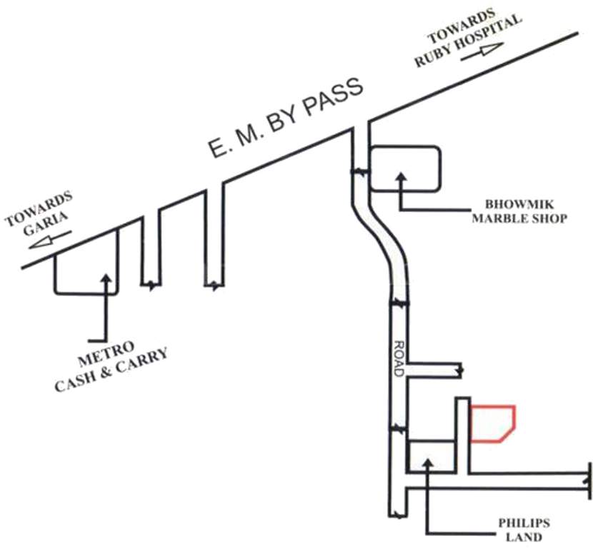 Images for Location Plan of Infinity Kolkata Gamma Sunrise