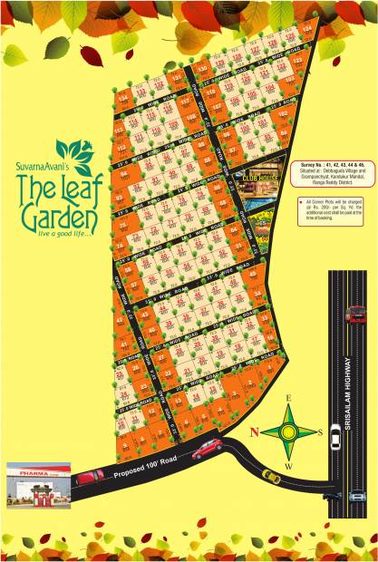 Images for Layout Plan of SuvarnaAvani The Leaf Garden
