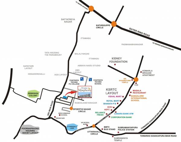 Images for Location Plan of Shivaganga SM Symphony