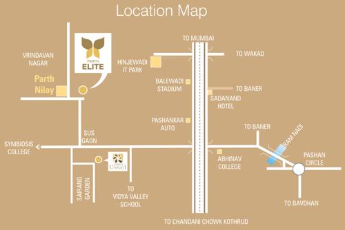  parth-elite Images for Location Plan of Parth Housing Projects Parth Elite