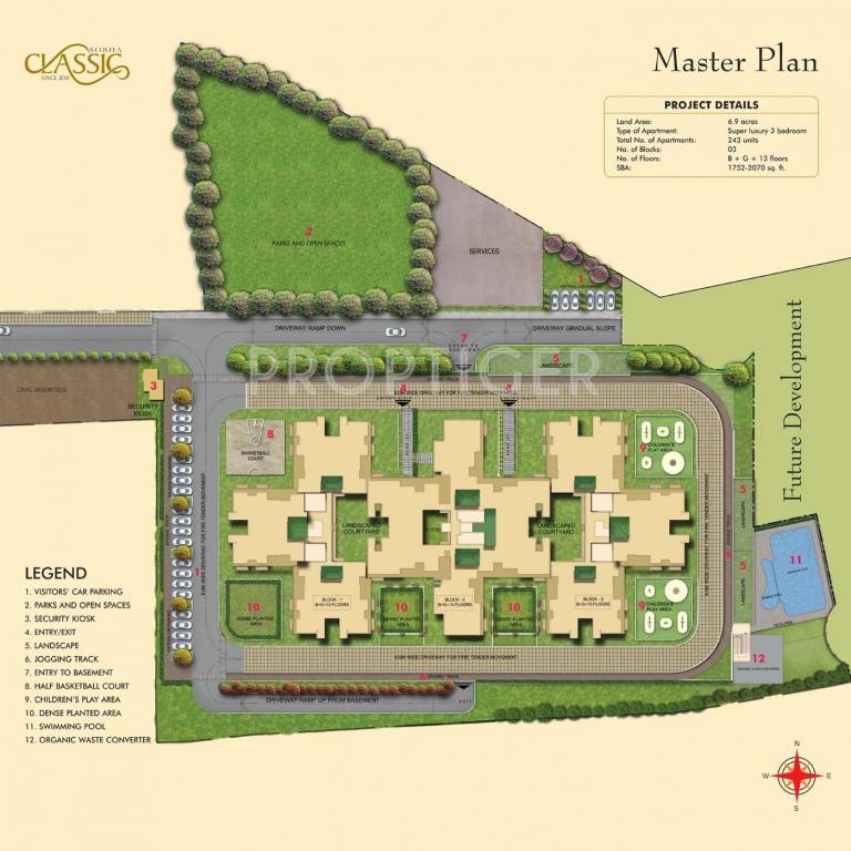 classic Images for Master Plan of Sobha Classic