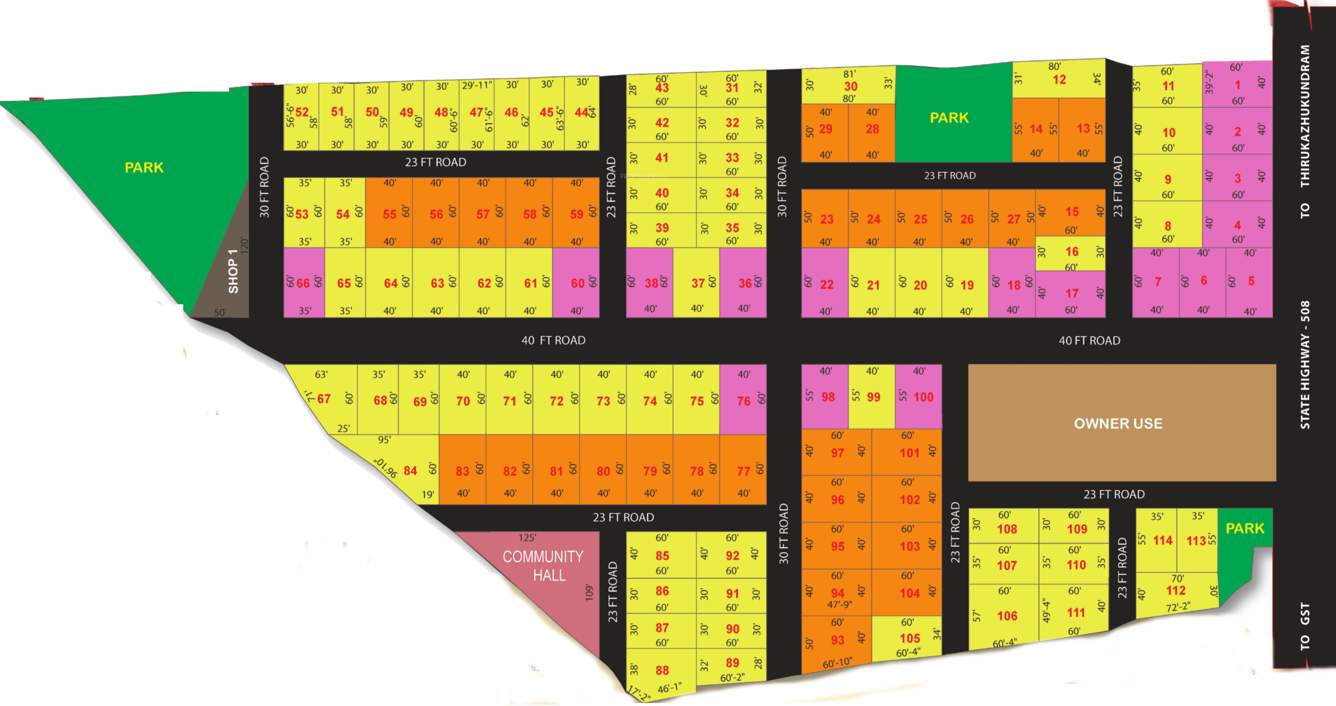 Images for Layout Plan of Indira Green Park