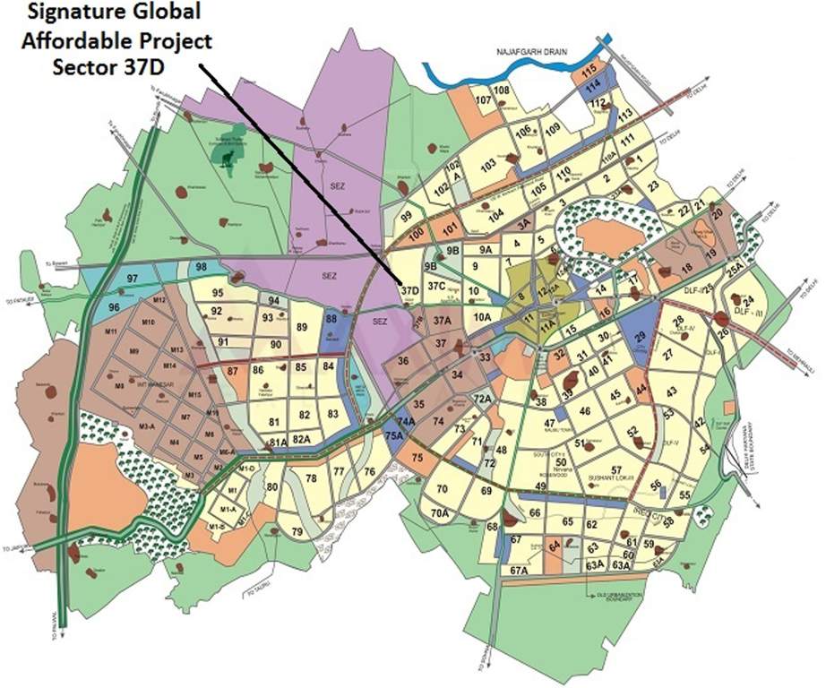  the millennia Images for Location Plan of Signature The Millennia