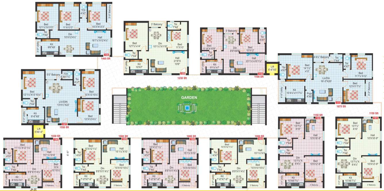 Images for Cluster Plan of  Shree Venkateswara Arcade