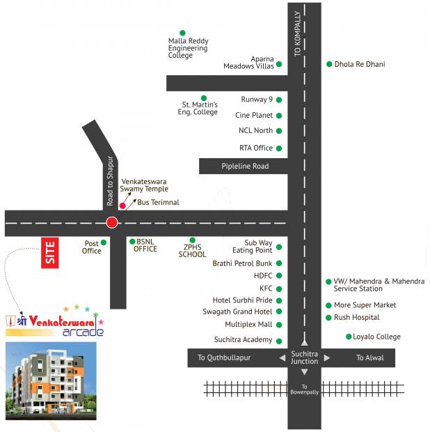 Images for Location Plan of  Shree Venkateswara Arcade