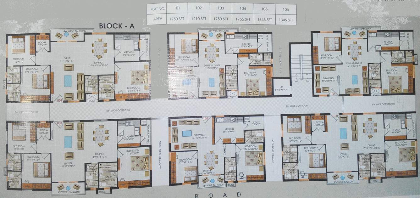 Images for Cluster Plan of  Neelanchal Heights