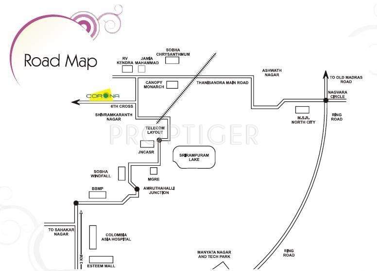 corona Images for Location Plan of Jain Corona