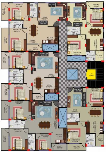 Images for Cluster Plan of Manjunatha Properties Manjunatha Classic