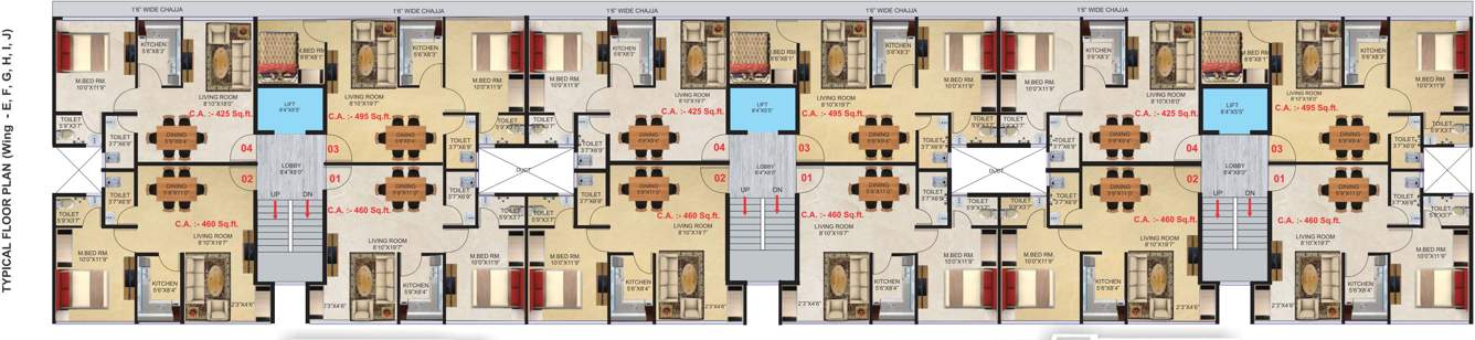  a m residency Images for Cluster Plan of  A M Residency