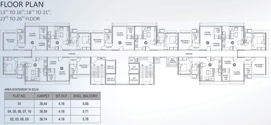 Images for Cluster Plan of Paranjape Blue Ridge The Lofts