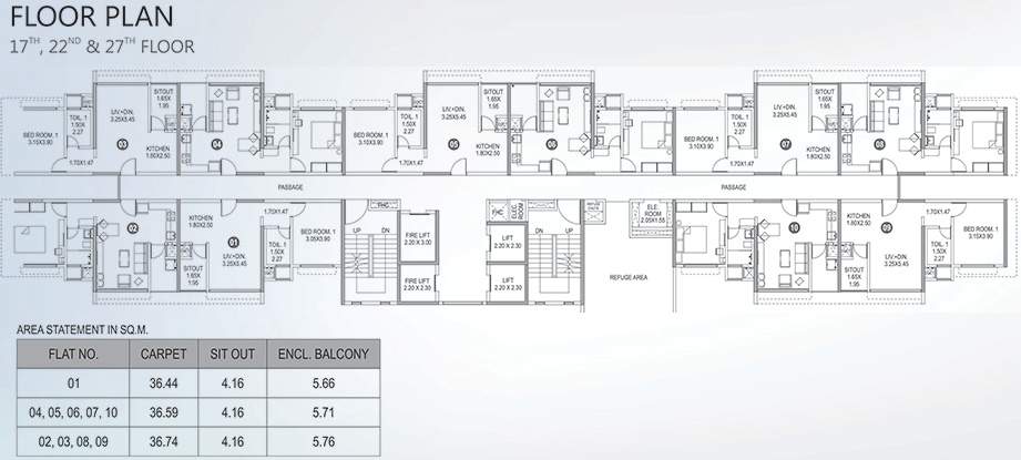 Images for Cluster Plan of Paranjape Blue Ridge The Lofts