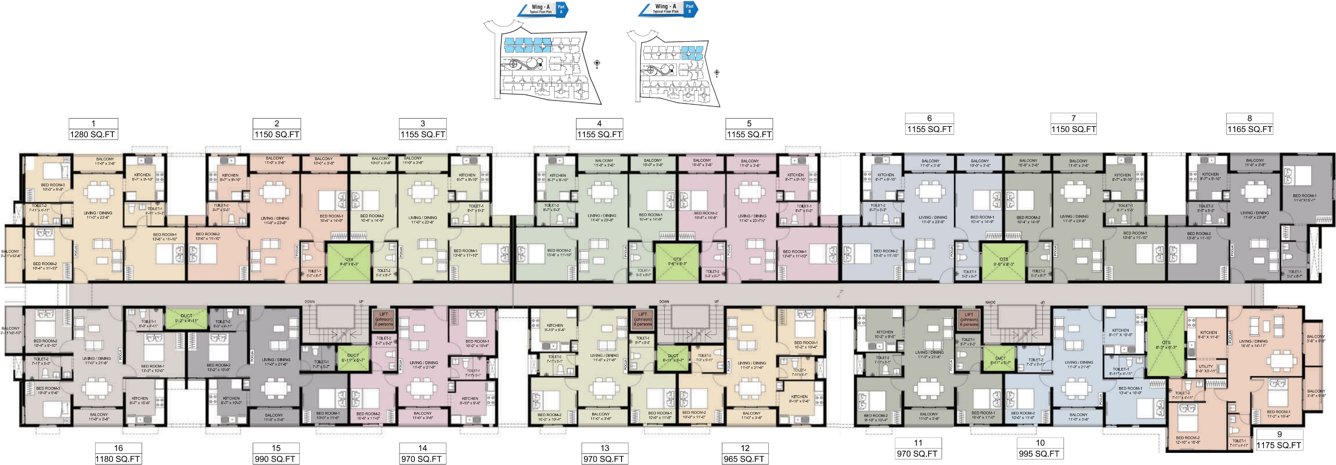 Images for Cluster Plan of Arun Estancia Mini