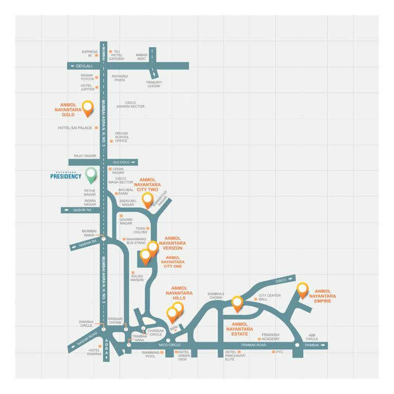  nayantara presidency phase 2 Location Plan