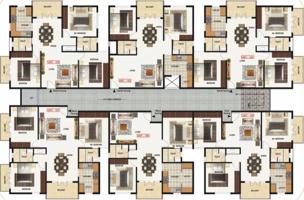 Images for Cluster Plan of  Golden Heights