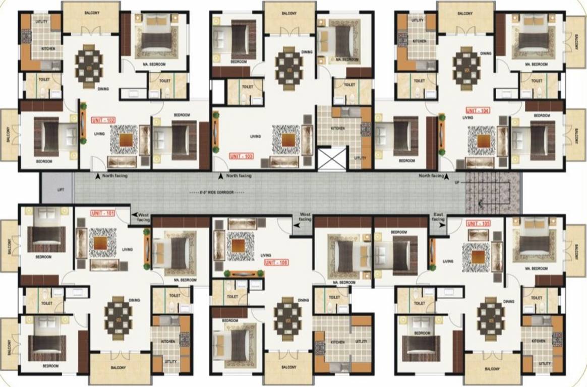 Images for Cluster Plan of  Golden Heights