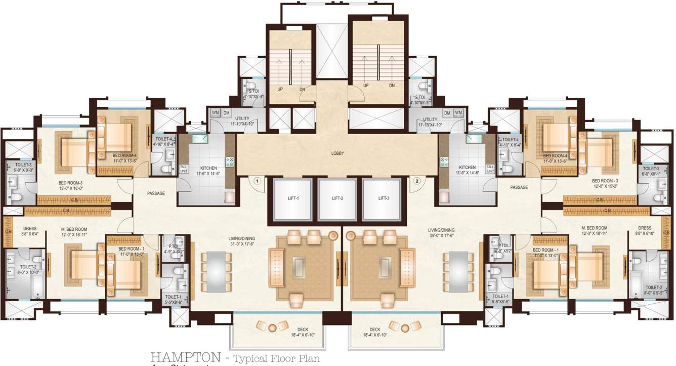 Images for Cluster Plan of Hiranandani Hampton