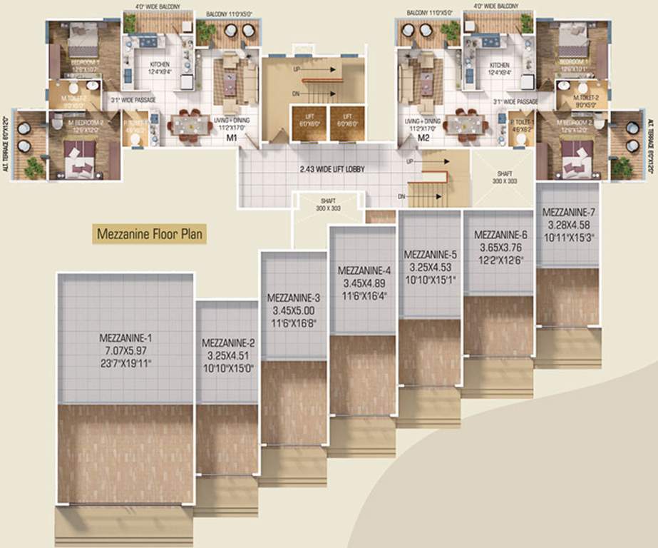Images for Cluster Plan of A C Aanushree Residency
