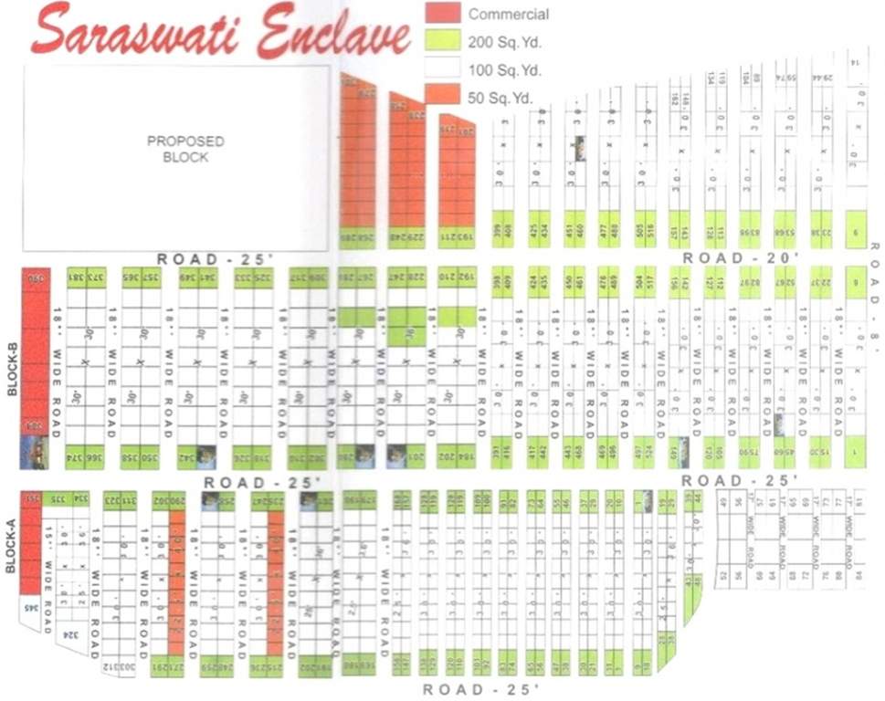 Images for Layout Plan of  Saraswati Enclave