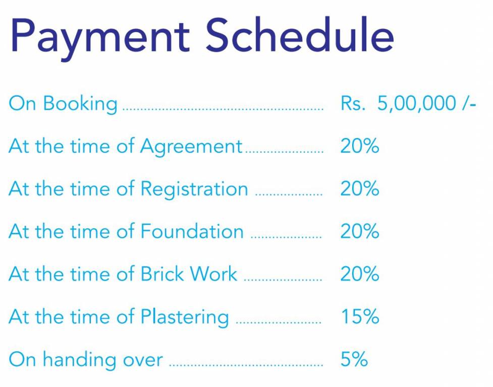 Images for Payment Plan of Poomalai The Wave Payment Plan