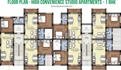 Images for Cluster Plan of VA Ahuja Highlands Apartments