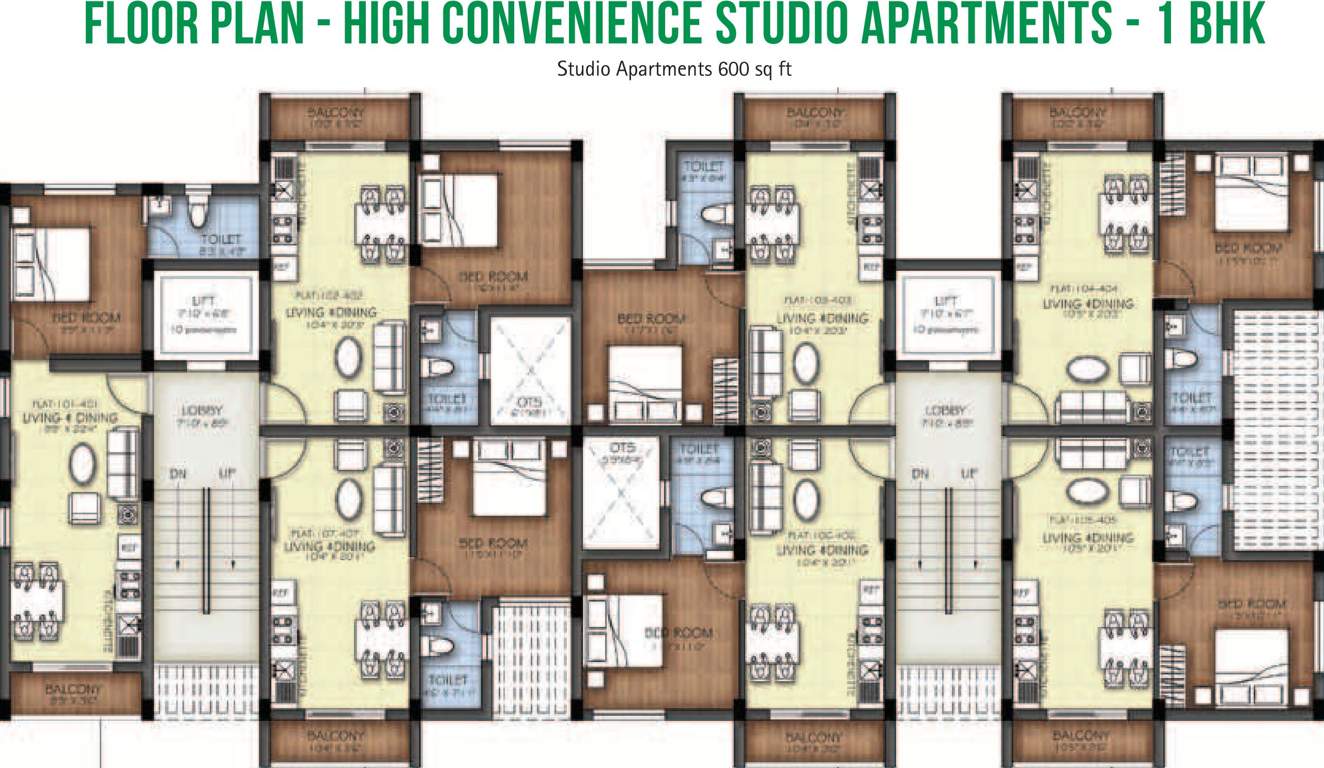 Images for Cluster Plan of VA Ahuja Highlands Apartments