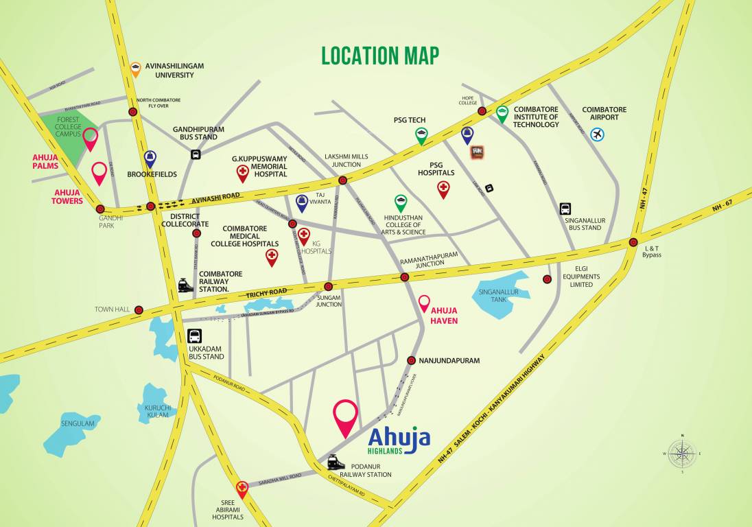 Images for Location Plan of VA Ahuja Highlands Apartments