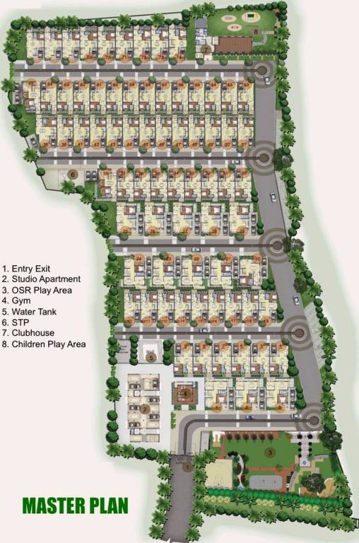 Images for Master Plan of VA Ahuja Highlands Apartments