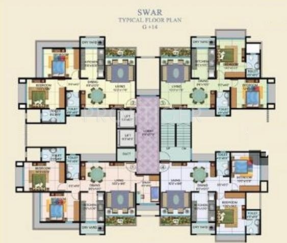 Images for Cluster Plan of Veena Saaz