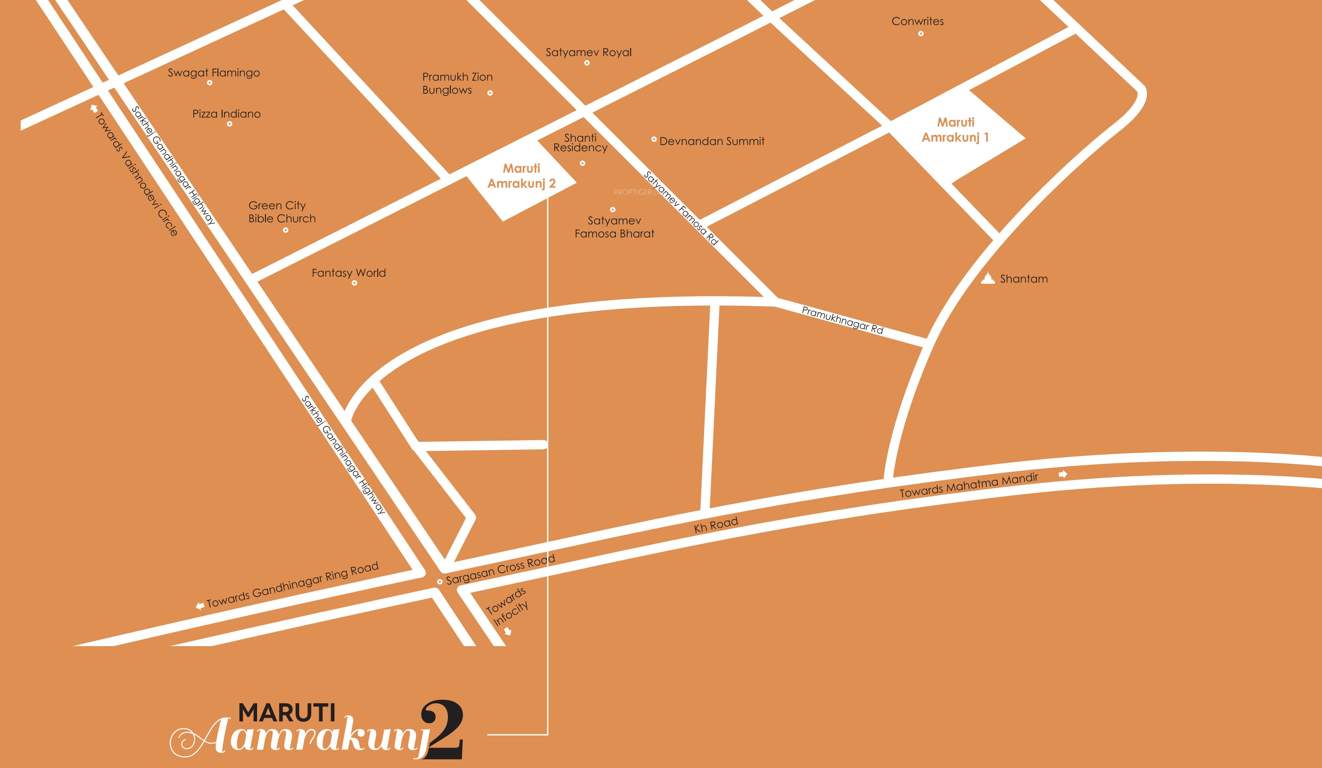  maruti aamrakunj 2 Images for Location Plan of Rajeshri Maruti Aamrakunj 2
