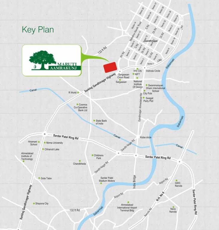  maruti aamrakunj 2 Location Plan