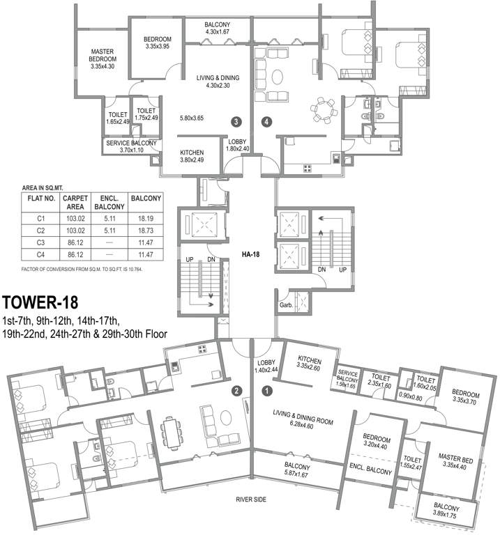  blue ridge project c land t18 and t19 Images for Cluster Plan of Paranjape Blue Ridge Project C Land T18 and T19