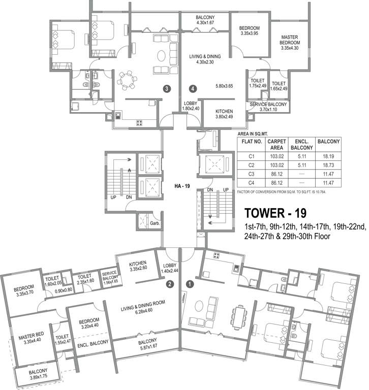  blue ridge project c land t18 and t19 Images for Cluster Plan of Paranjape Blue Ridge Project C Land T18 and T19