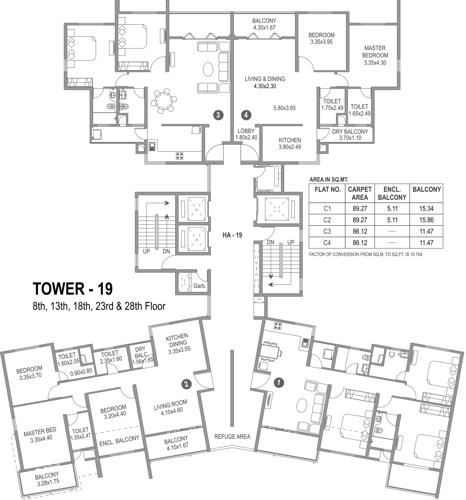  blue-ridge-project-c-land-t18-and-t19 Images for Cluster Plan of Paranjape Blue Ridge Project C Land T18 and T19